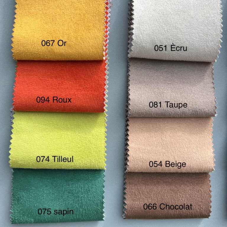 a group of fabric samples